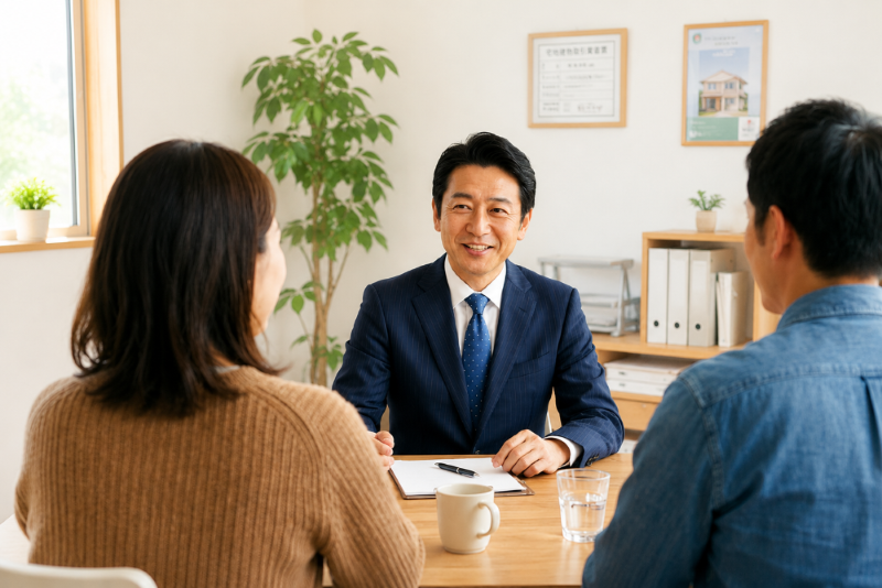 お客様のペースに合わせて穏やかに対応するワンストップ不動産企画の担当者